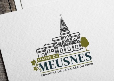 Création de logo personnalisé pour la commune de Meusnes