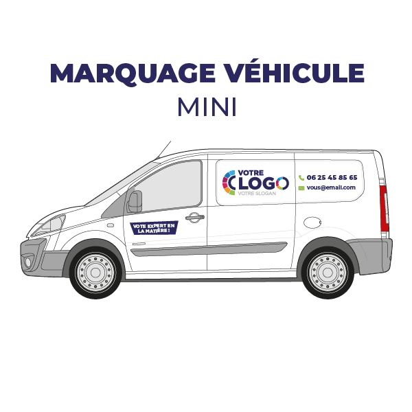 Marquage véhicule mini Marquage véhicule mini